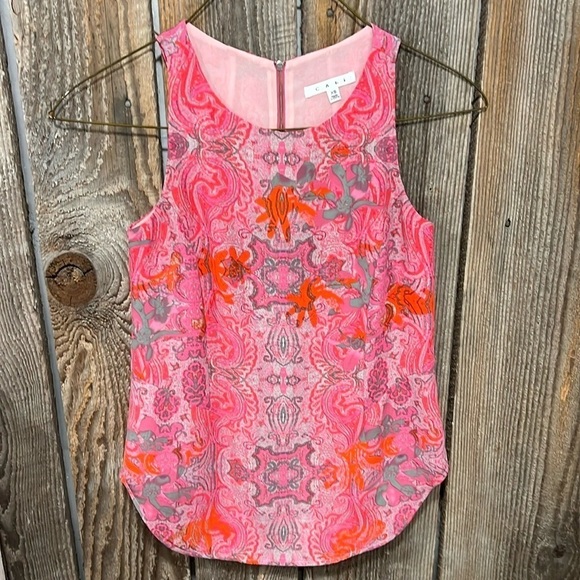 CAbi Pink Jubilee Tank Top Blouse Size XS - Picture 10 of 10